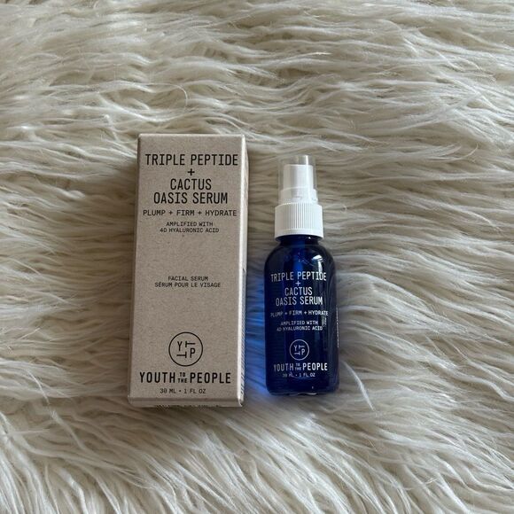 Youth To The People Triple Peptide + Cactus Oasis Serum - Picture 1 of 10